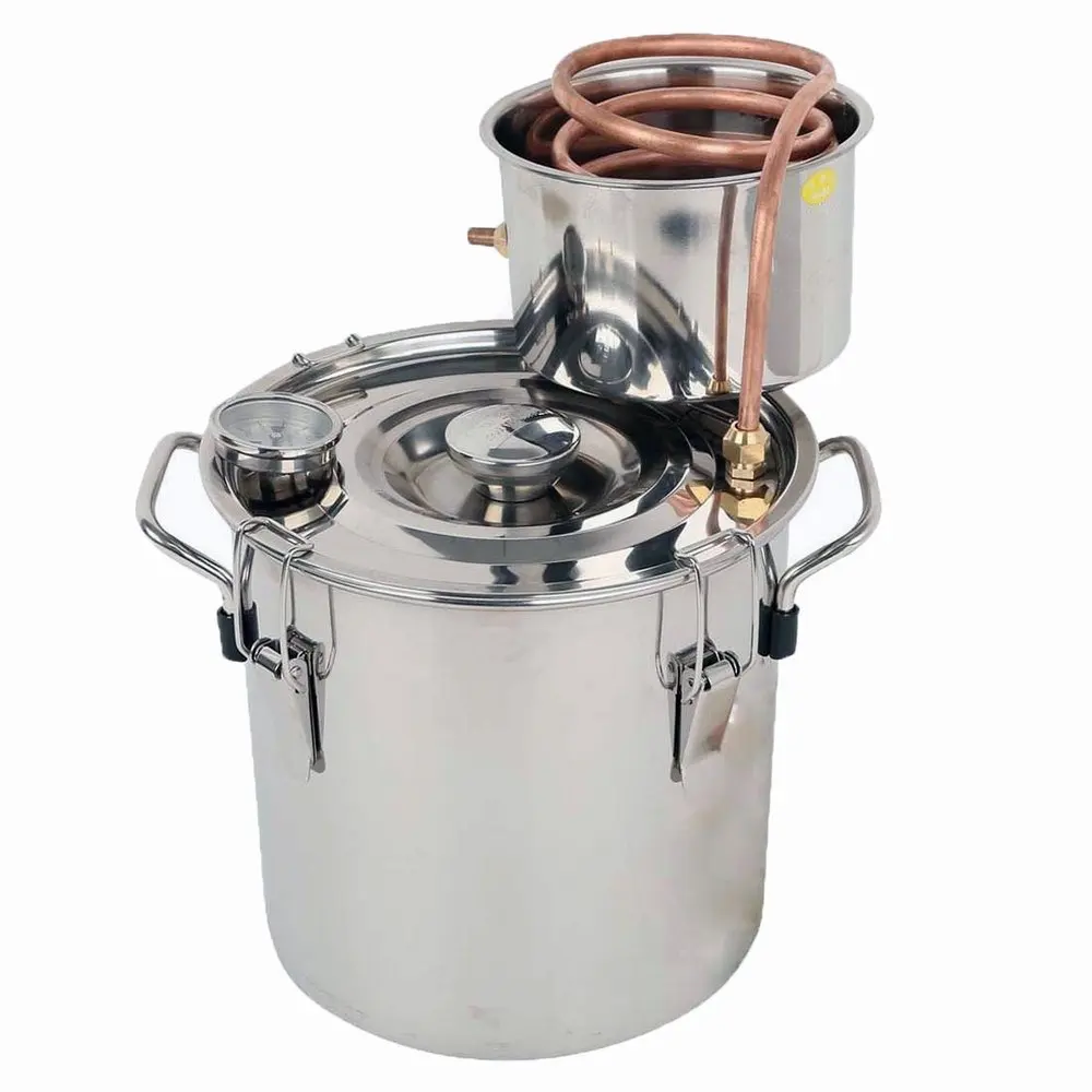 Buy Suteck® 3 Gal 12L Stainless Steel Water Alcohol Distiller Copper ...