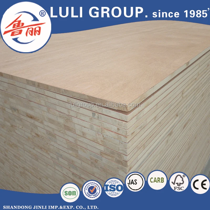
1220*2440mm pine core block board/18mm pine block board /popar block board 