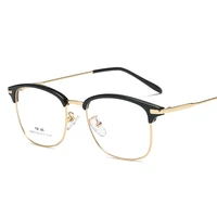 

Semi Rimless Classic Vintage Retro Half Frame Transparent Optics Glasses Frame Eyewear