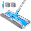 360 Adjustable Microfiber Rotation Dust Flat Mop Microfiber Hardwood Floor Home/Office Floor Cleaning Mop