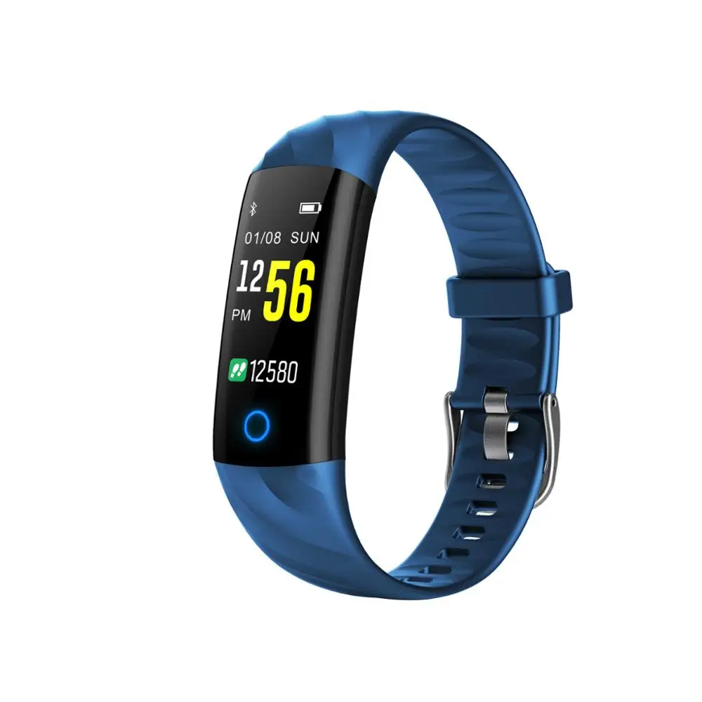 

2018 IP68 swimming waterproof S5 smart bracelet band, Black;red;purple;blue