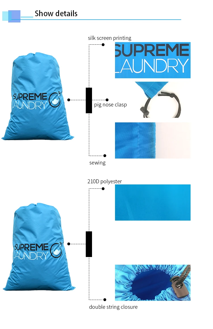 Large Washing Laundry Drawstring Bag Travel Laundry Bag Polyester Buy