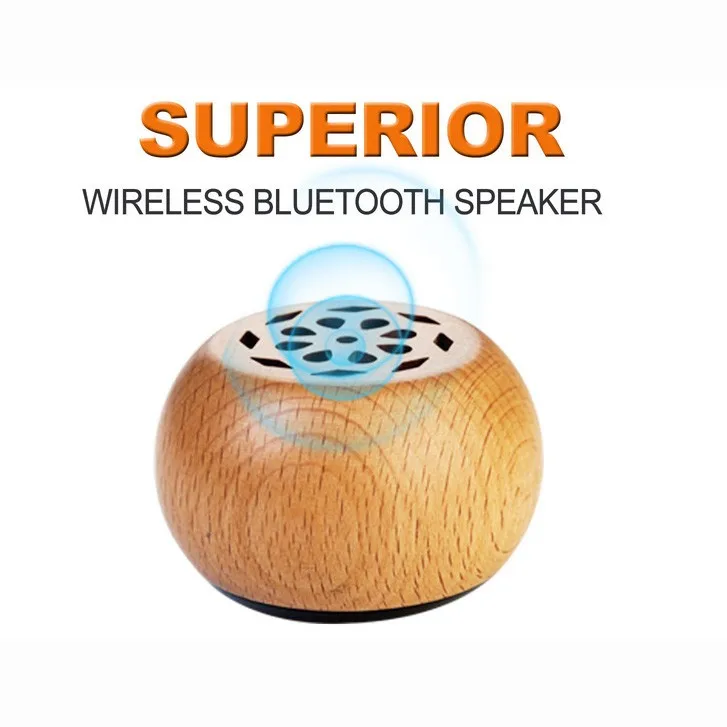 OEM wireless bluetooth wooden speaker smart subwoofer mini portable speakers with TWS funtion - ANKUX.COM