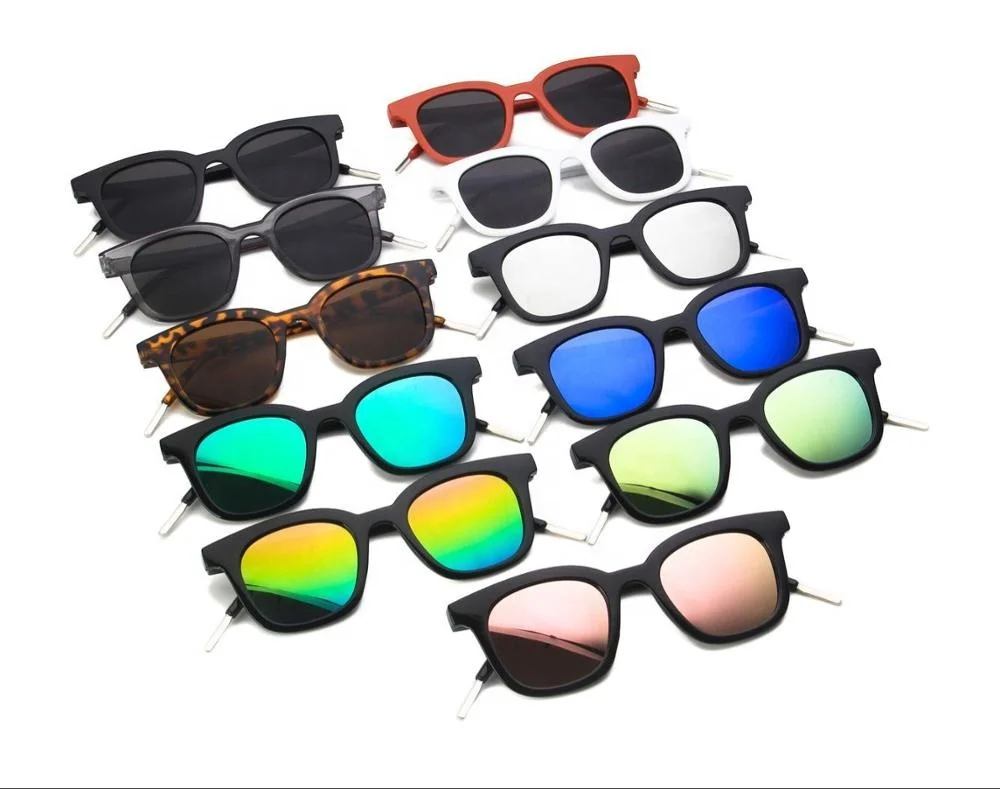 

Wholesale Vintage 2019 Flat Frame Sexy Women Sunglasses Sun Glasses, Pantone color