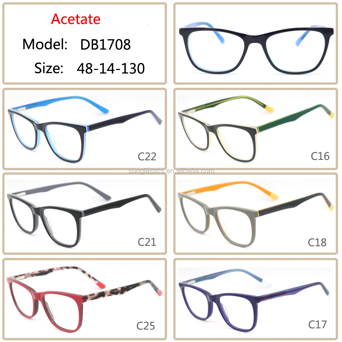 Wholesale Montura para gafas italianas, a la moda, precio fábrica From