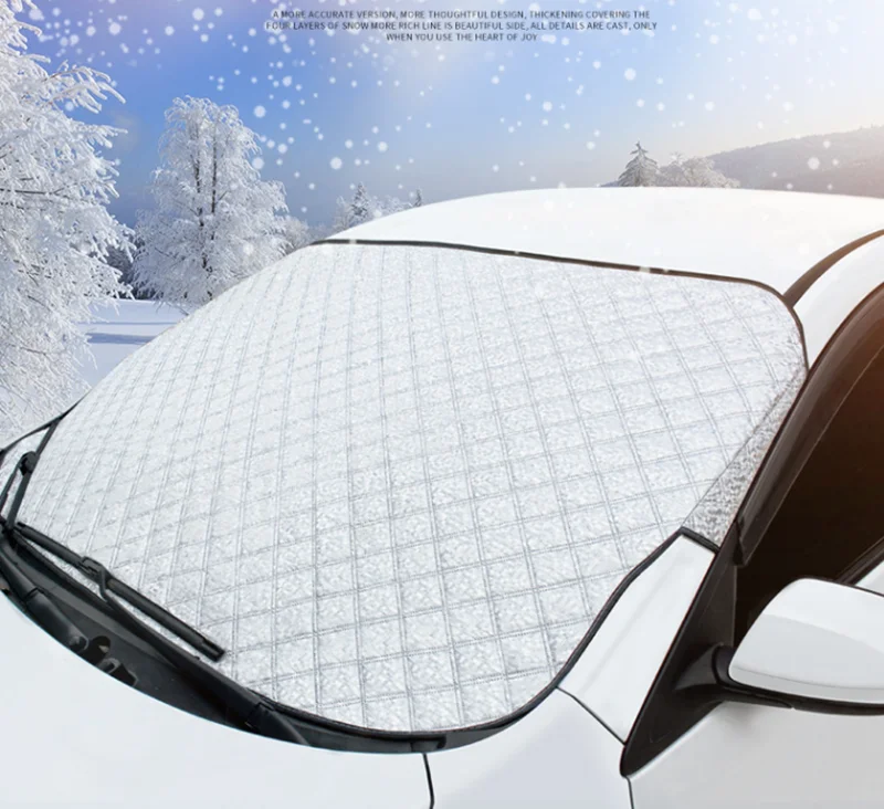 Car Front Windscreen Snow Ice Shield Cover Autos Windshield Sunshade ...