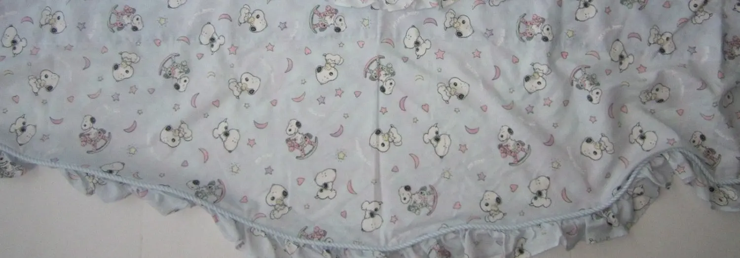 Buy Baby Snoopy Peanuts Squares Nursery Valance Lambs Ivy In