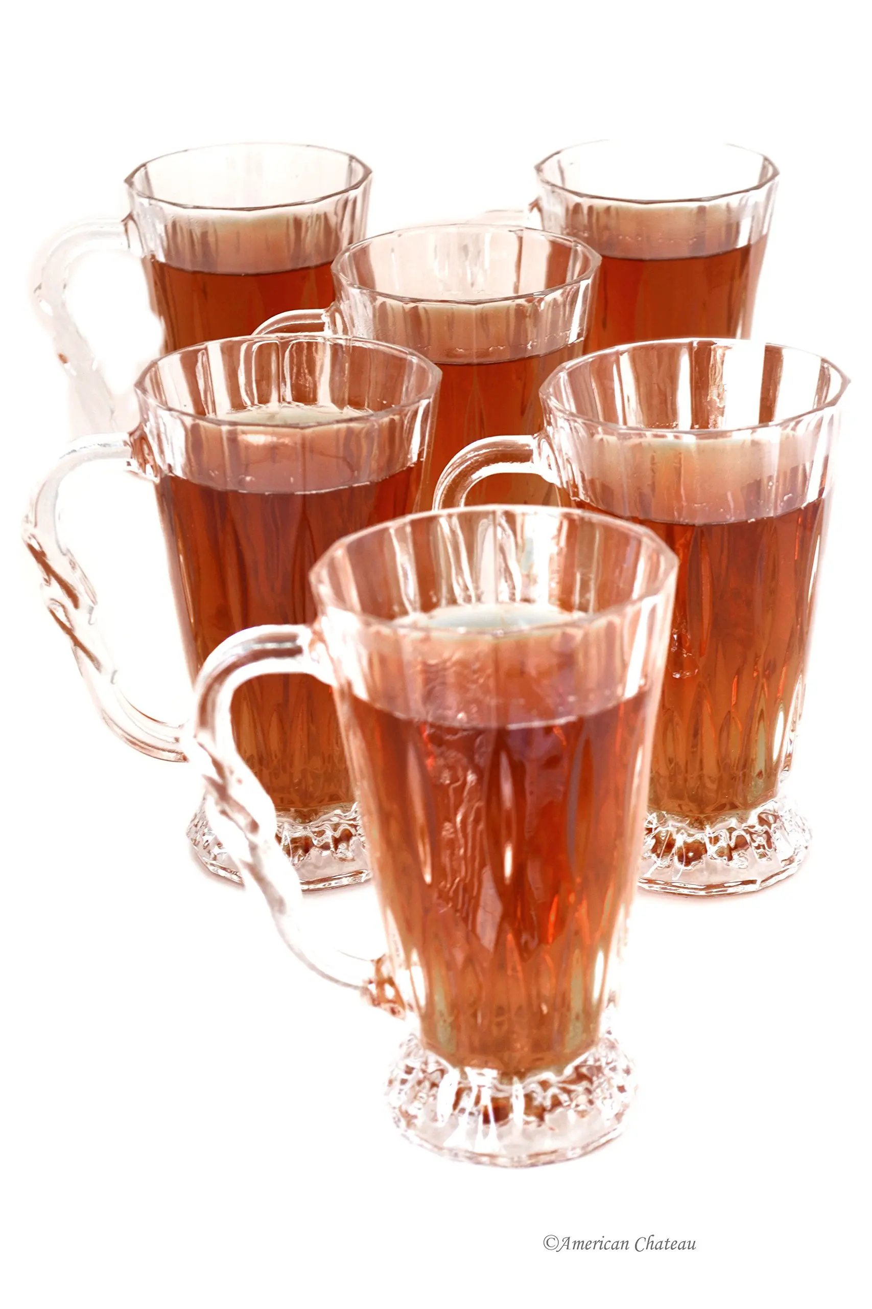 tall glasses with handles