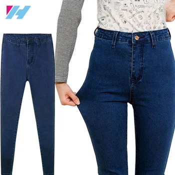 2020 Nueva Moda Pantalones Jeans Mujeres De Talla Grande Stretch