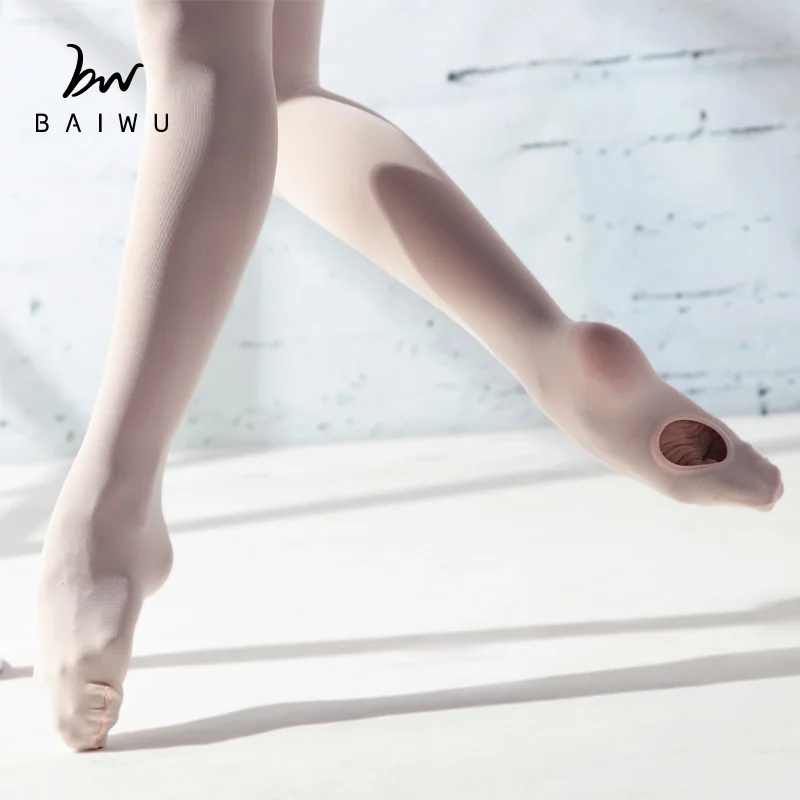 

116130009 Ballet Pantyhose Convertible Dance Tights