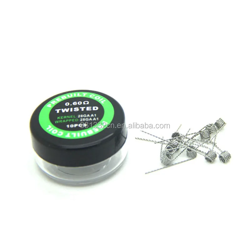 

Prebuild Coils Risistance wire of ALIEN Clapton wire/Fused clapton /Mix twisted /Hive /Flat twisted Wire coil