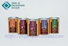 Custom Printed Cylinder Paper Tube with Tin insert lid for Packing Food