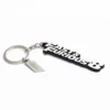 Promotional Gifts customized PVC alphabet key rings