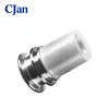 Sanitary stainless steel PFA lined tri clamp hose fitting for Pharmacy pfa lining fittings