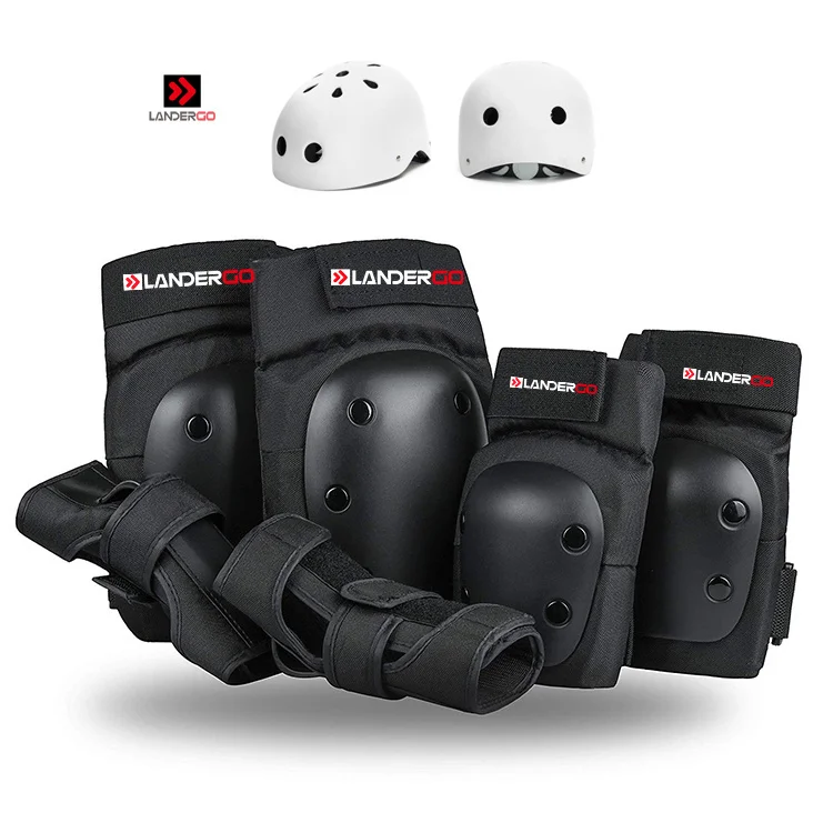 

Landergo 2021 Amazon Hot Selling Inlines Skates Knee Pads Wrist Pads For Kids Adult, Customized color