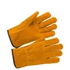Cow split Driver Working Gloves No Lining CE EN388 High Quality