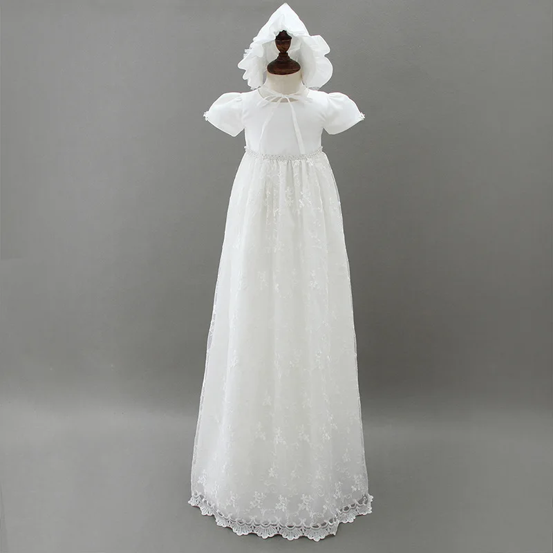 baby long princess dress for baby baptism