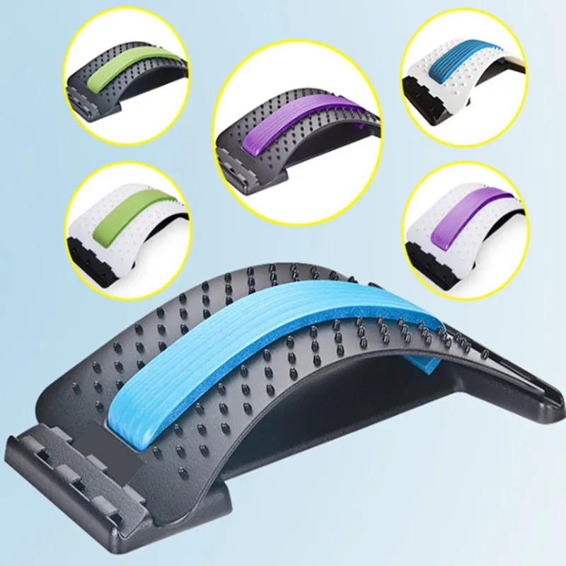 

Best selling Chiropractor massage apparatus, Lumbar Support, Back Massage Stretcher, Six colors