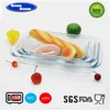 Rectangle new products high borosilicate Glass Cake Plate /Oven safe Glass Baking Tray