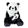 D231 Mom and Baby Giant Pandas Plush Stuffed Animals Teddy Bear Kids Toys Gift Giant Panda Plush