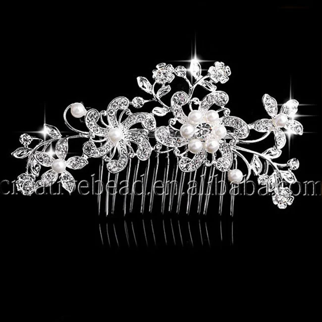

CBEM010 New Products 2018-2019 Hair Comb Wedding Bridal Metal Alloy Crystal Plated Hair Accessories