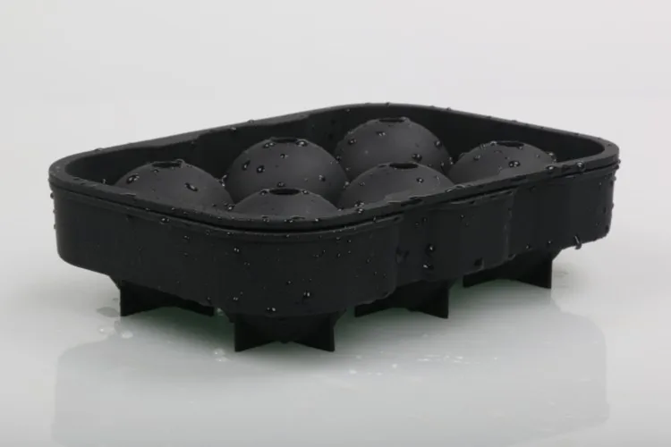 No Spill Personalized Golf Ball Shaped Silicone Ice Cube Tray Buy