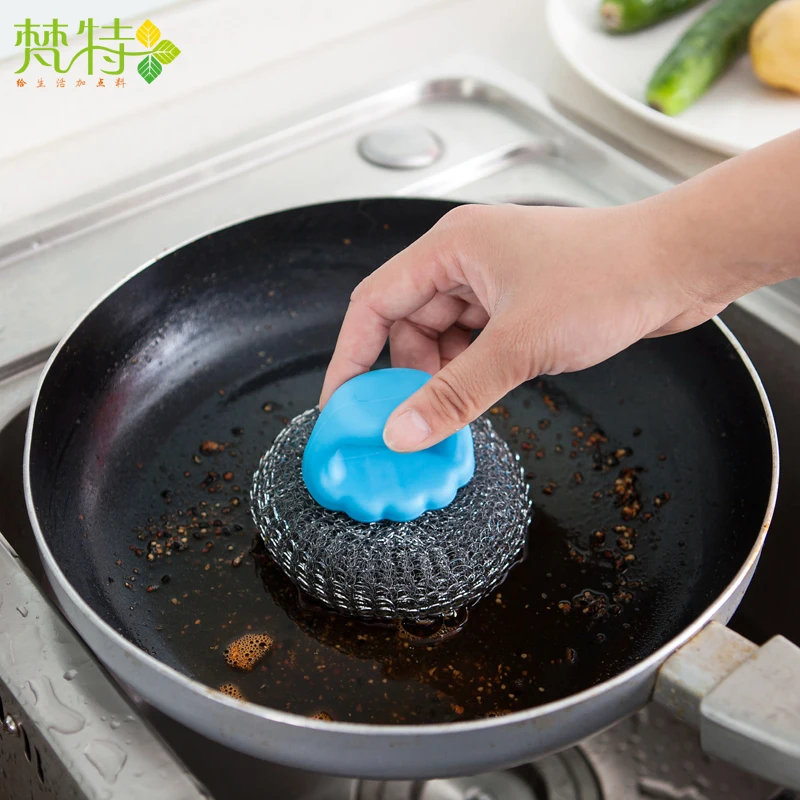 Home Cleaning Products Kitchen Washing Utensils House Cleaning Palm Brush Cleansing Brush BBQ kitchen Pot Dish Cleaning Brush