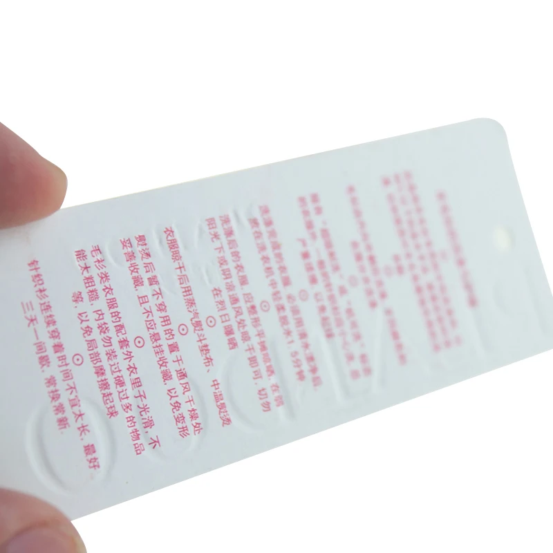 

Different Style Recycled Paper Hang Tag