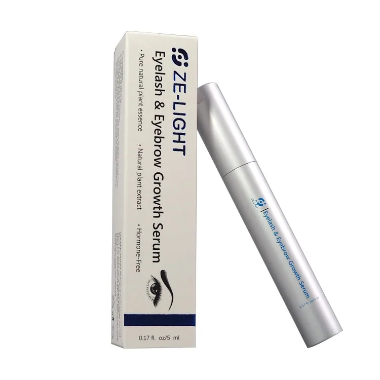 

Ze Light Wholesale Organic Eyelash Extension Serum Wimpern Eyebrow Enhancer Natural Private label Eyelash Growth Serum