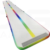 

Unique Hi-Q Rainbow 8x1m AirTrack 3m 4m 5m 9m 10m 12m 15m gymnastics tumbling mat floor factory custom inflatable air track