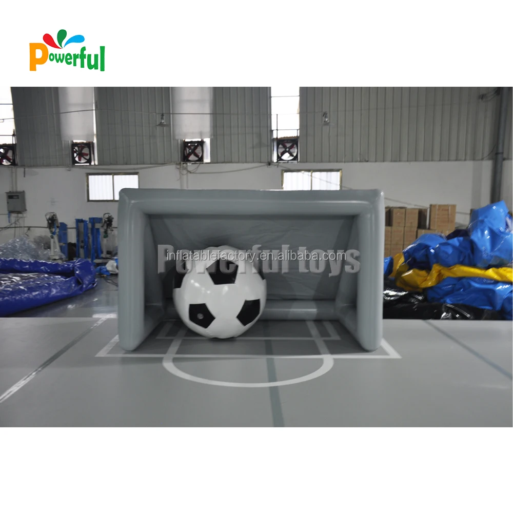 ready to ship inflatable bounce air track inflatable soccer field for trampoline park