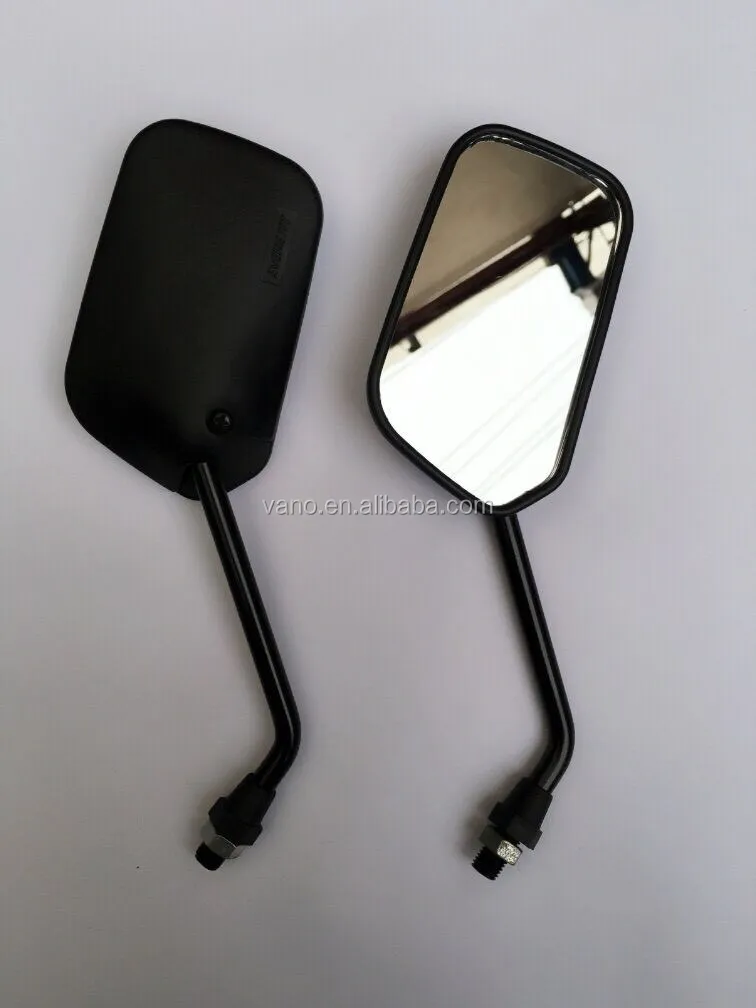 8mm blue ABS motorcycle side rear view mirrors