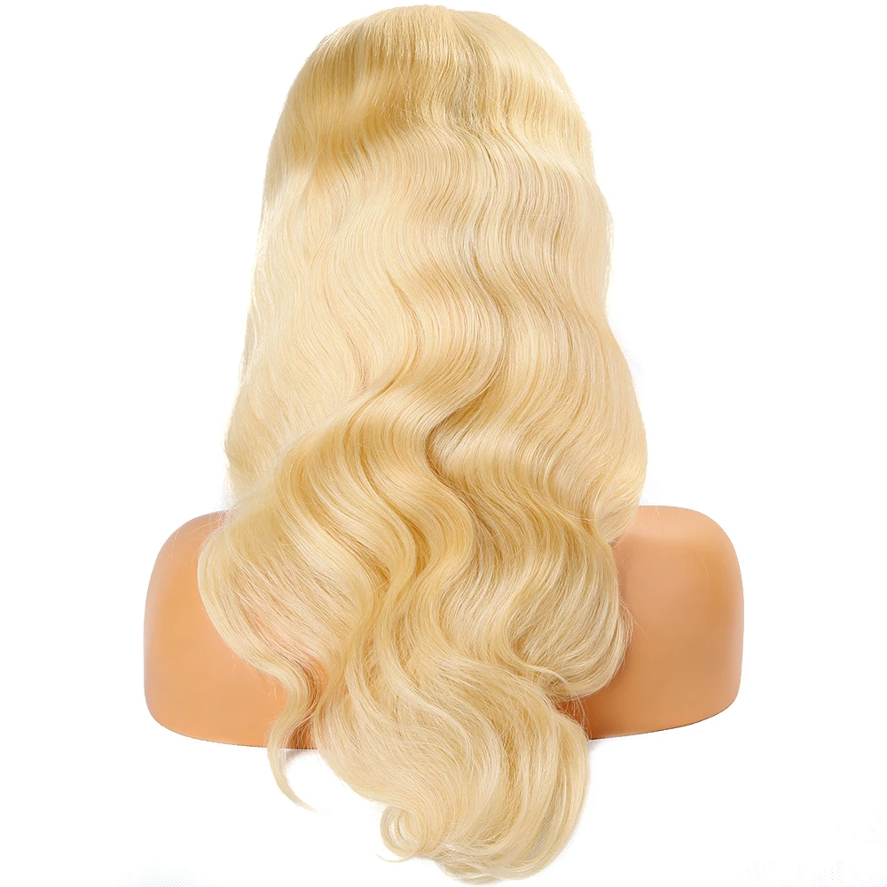 

Premier Brazilian Remy Blond 613 Body Wave Human Hair Full Lace Wig