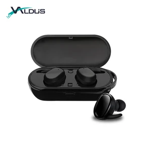 2018 Hot Selling TWS twins wireless earphones i7s in ear blue tooth headphone with charger box TWS-T2B