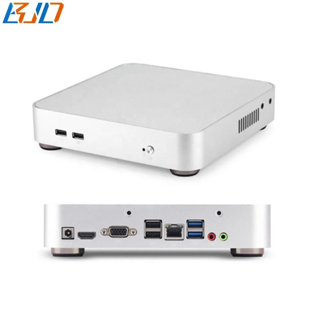 

North Bridge Chip J1900 Small industrial Computer Mainframe RAM 8GB Mini PC Host, Black/silver