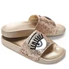 Cute Glitter Eye Wink Slides Platform Sandal Slippers