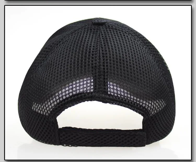 Long Bill Mesh Baseball Caps 100% Polyester Mesh Folding Brim Snapback ...