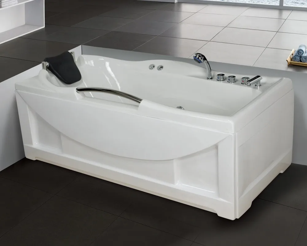 2016 New fashion bathroom acrylic massage bathtub