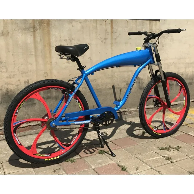 26 Inch Gas Bicycle,Gas Tank Frame Bicycle,Motorized Bicycle/2.4l Gas