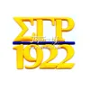 Gold color customized ETP 1922 embroidery patch
