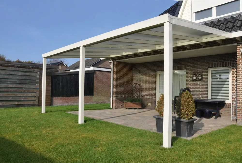 Waterproof Polycarbonate Aluminum Pergola With Solid