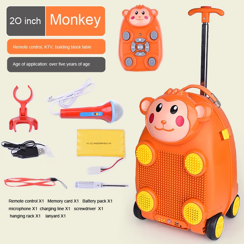 it luggage kids block suitcase