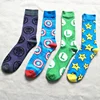 Marvel hero Funny Casual men sock Spring Summer socks Hot
