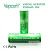 full high capacity NCR 20700 30A 3500mAh rechargeable 3.7V 21700 li ion battery passed inspection 20700 cell