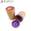 Eco Friendly Food Grade Paper Cylinder Packaging Tube / Box / Container For Tea/Food/Commodity Packaging