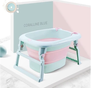 Image of Factory directly wholesale Foldable safety bath baby bath bucket