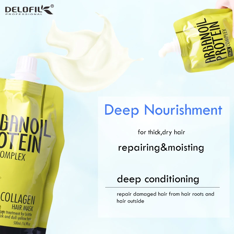 
DELOFIL hair care products keratin bio hair treatment professional cream hair mask 
