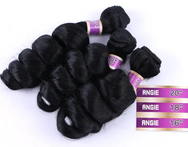 

16-20" Synthetic Loose Wave Hair Weave curly hair bundles Synthetic Weave Hair Extensions for women 70g/pc, As picture or customized