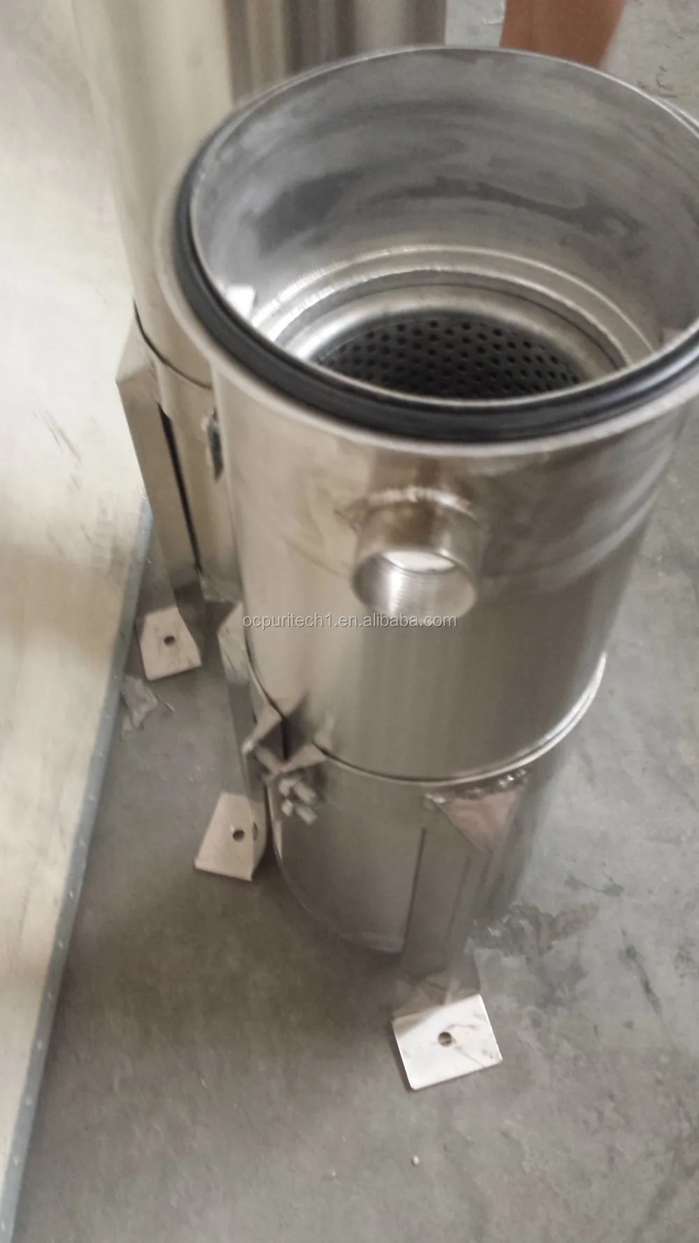 410mm - 810mm single bag Stainless steel water bag filter housing