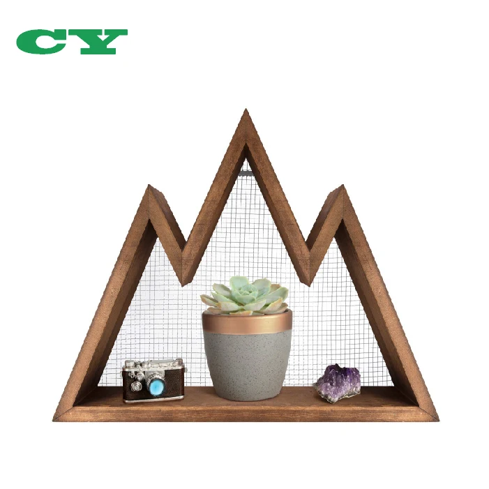 Rustic Triangle Wall Art Geometric Decor Mountain Shape Wood Wall Floating Shelf Buy Wall Shelf Triangle Wall Shelf Triangle Floating Shelf Product On Alibaba Com